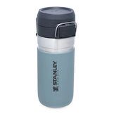borraccia stanley go quick flip da 0.47 litri colore lagoon - chiusa